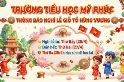 Thông báo nghỉ lễ Giỗ tổ Hùng Vương 10/03/2026