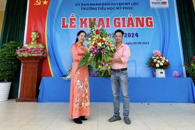 Lễ khai giảng năm học mới 2023-2024 trường Tiểu học Mỹ Phúc